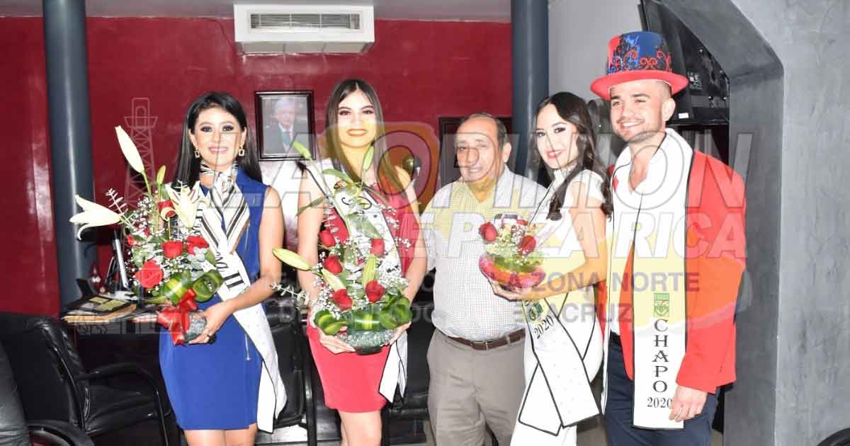 Desea Javier Velázquez el mejor de los éxitos a la Corte Real de las Fiestas del Petróleo