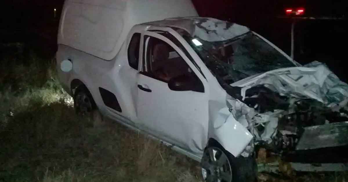Camioneta se impacta con una vaca y sale de la autopista Veracruz-Córdoba