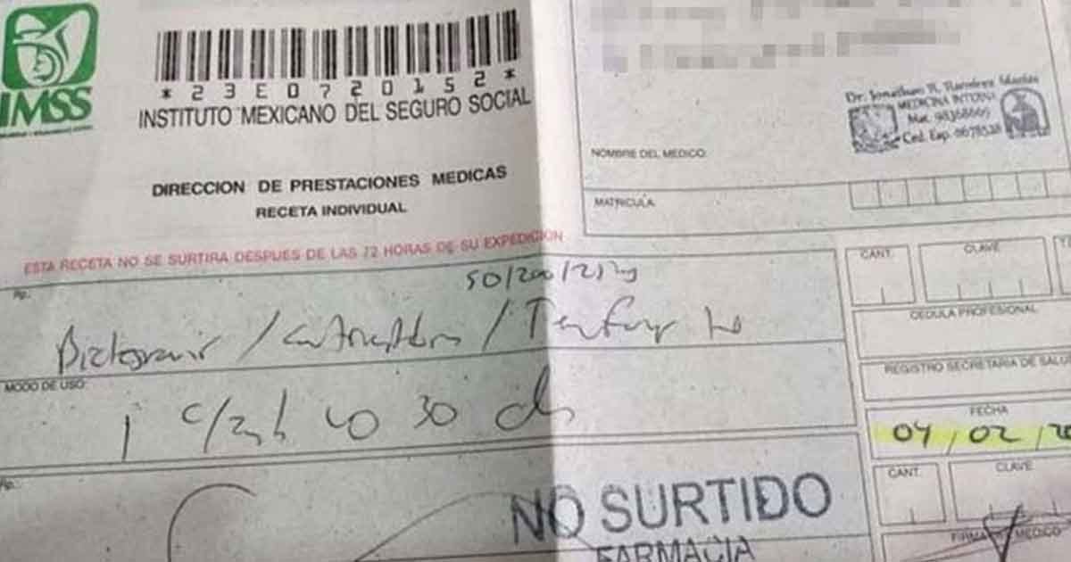 Innovador tratamiento de VIH del Seguro Social también se ha quedado sin abastecimiento: ONG