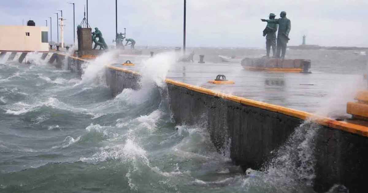 Se esperan rachas de 95 km/h en Veracruz