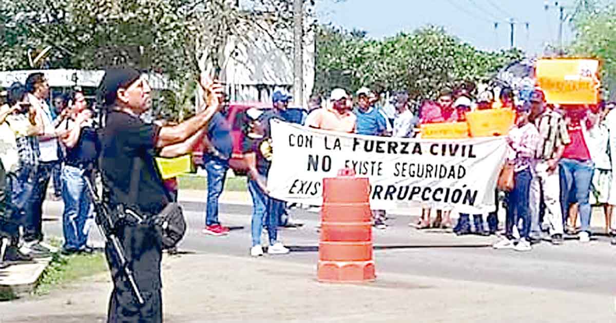 Zona de guerra en el sur del estado