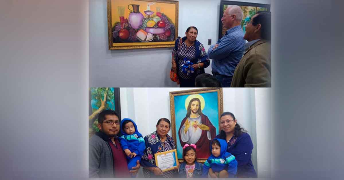 Jorge Vera Hernández elogia e inaugura exposición pictórica en Álamo
