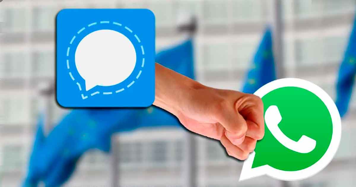La UE recomienda usar Signal y prohíbe usar WhatsApp