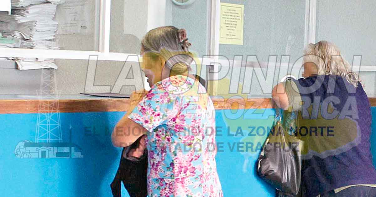 La caja de cobro del Hospital Regional de Poza Rica fue retirada