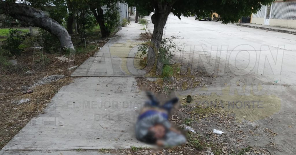 Lo encuentran muerto en la calle Ignacio Manuel Altamirano de Pánuco