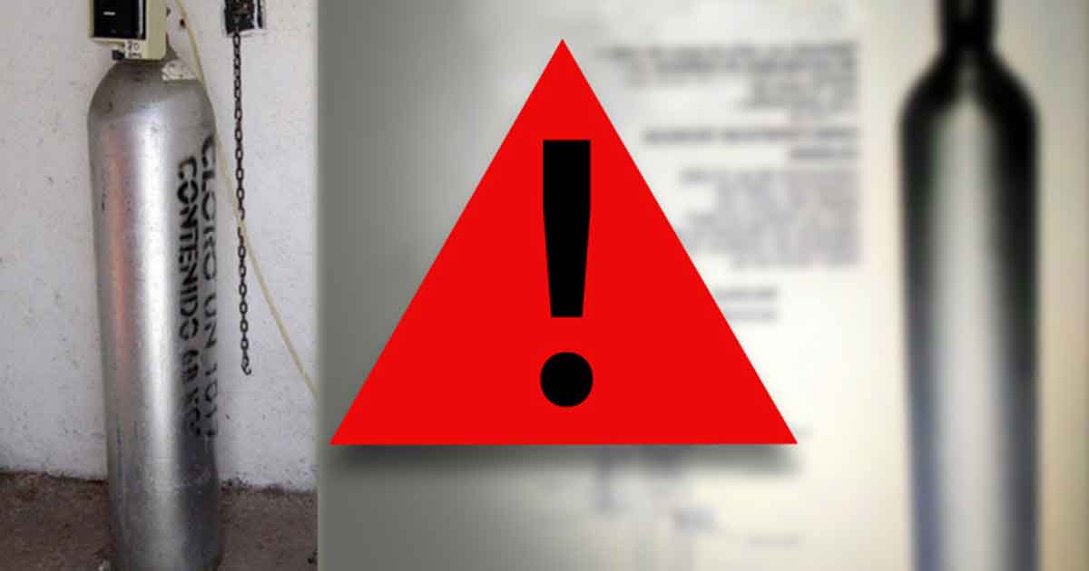 Alerta en estos estados por robo de cilindro con gas cloro en Querétaro