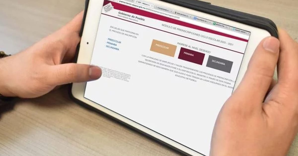 Página de la SEP falla en primer día de preinscripciones