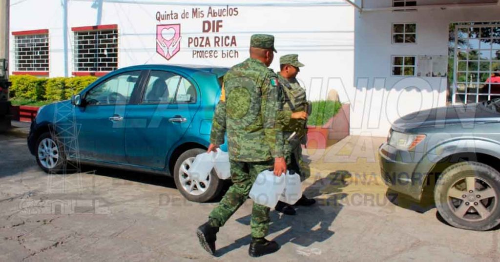 Realiza labor social el Ejército Mexicano en colonias de Poza Rica