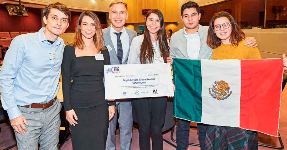 Reconocen a jóvenes mexicanos en Europa por propuesta por innovación educativa