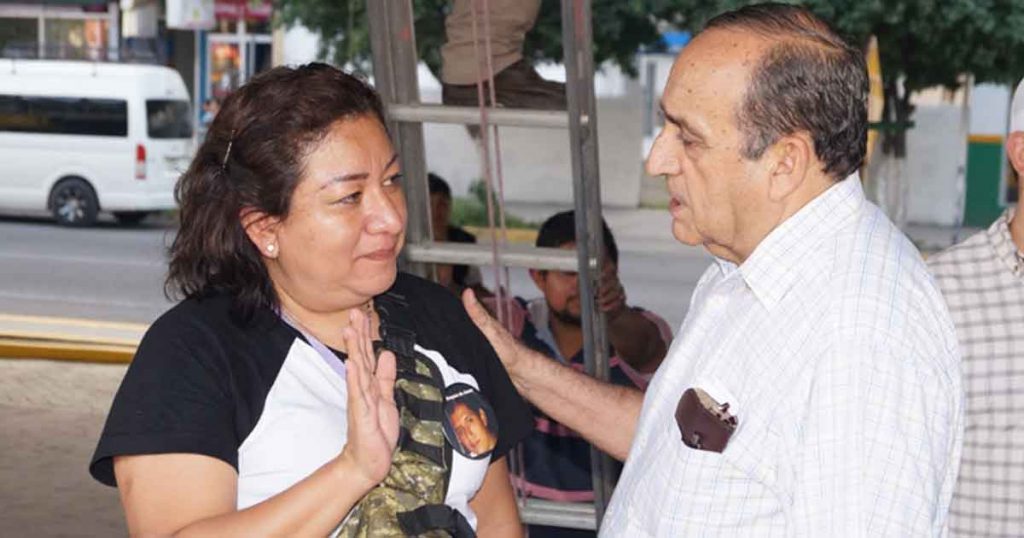 Supervisa alcalde mural realizado por integrantes de la Brigada Nacional de Búsqueda
