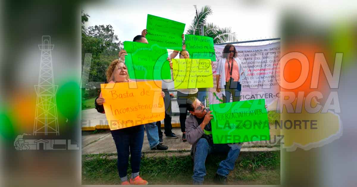 Trabajadores del Icatver-Tuxpan quieren respuesta