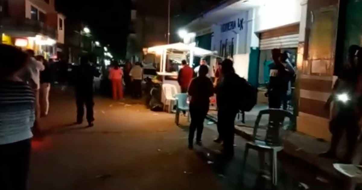 Tres personas fueron arrollados en conocida taquería de Tuxpan