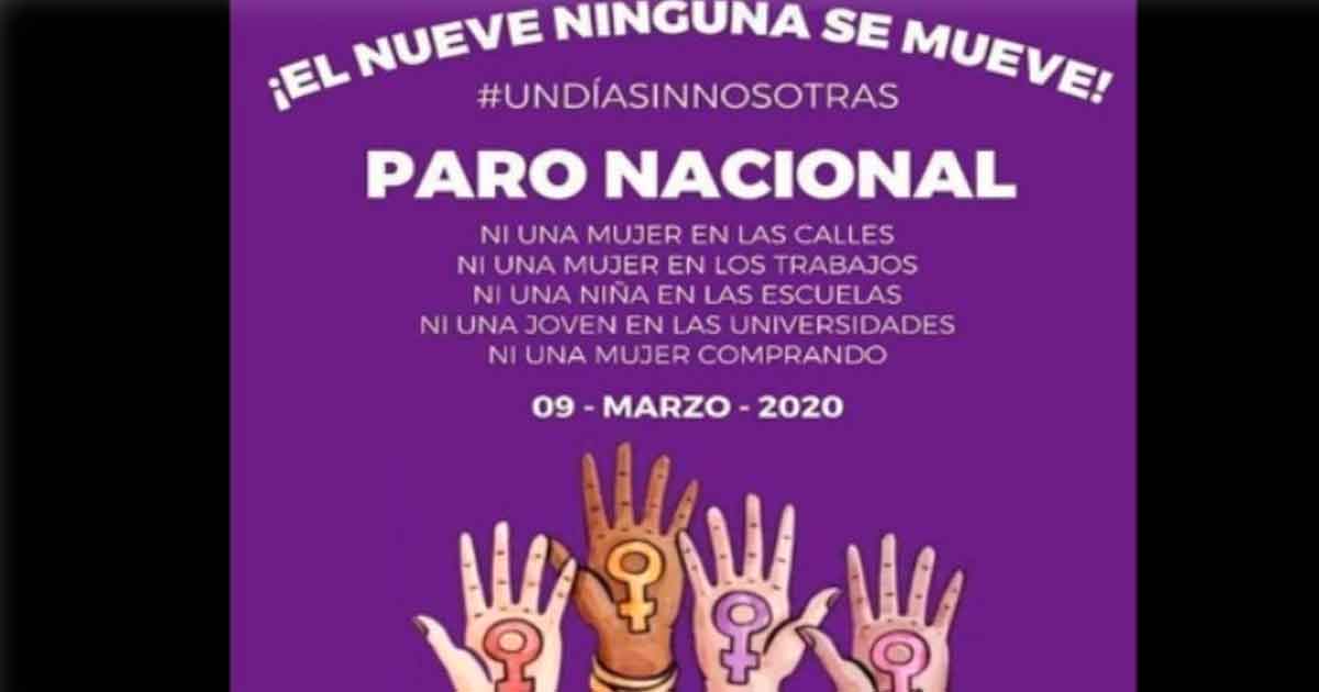 #UnDíaSinNosotras: Políticos, gobernadores y universidades se unen al paro nacional de mujeres