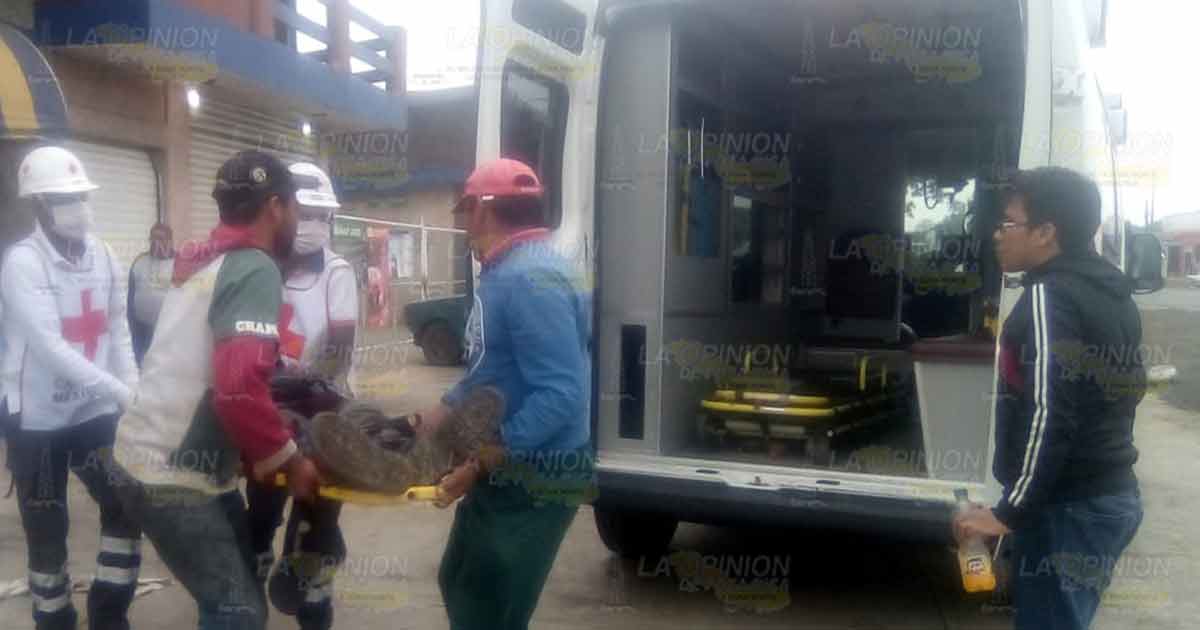 Mecánico de Naranjos lesionado en un choque