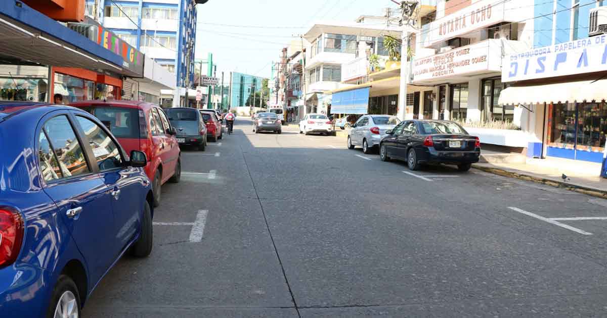 Se realizarán trabajos de balizamiento en el centro de Poza Rica
