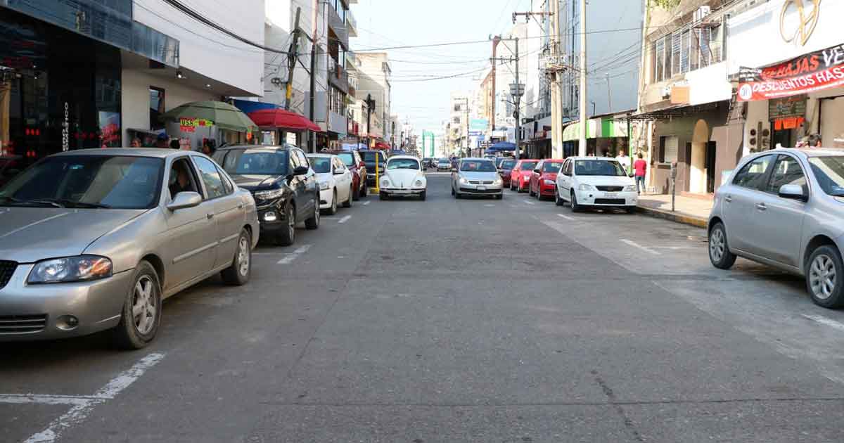 Se realizarán trabajos de balizamiento en el centro de Poza Rica