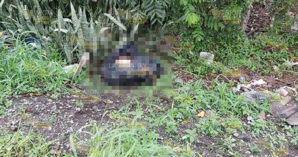 Localizan cuerpo embolsado en Entabladero