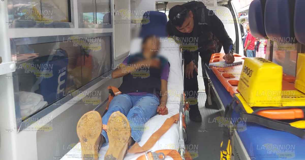 Dos mujeres fueron acuchilladas en el mercado Santa Fe de Poza Rica