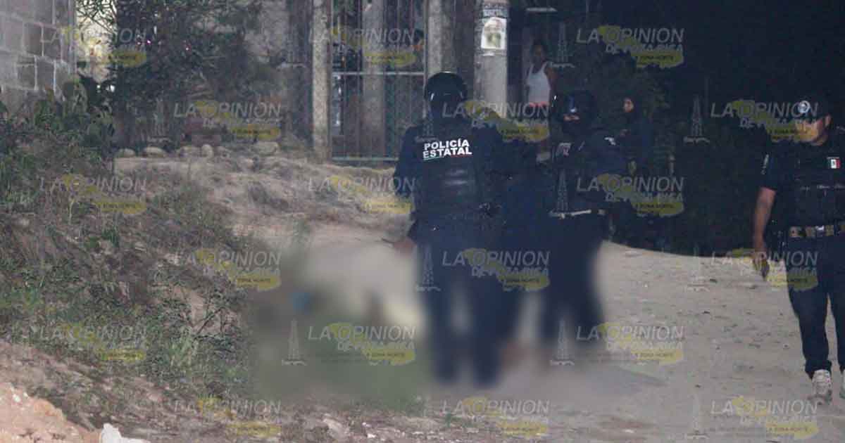 Ejecutan a individuo en el predio Vista Hermosa, en Martínez de la Torre