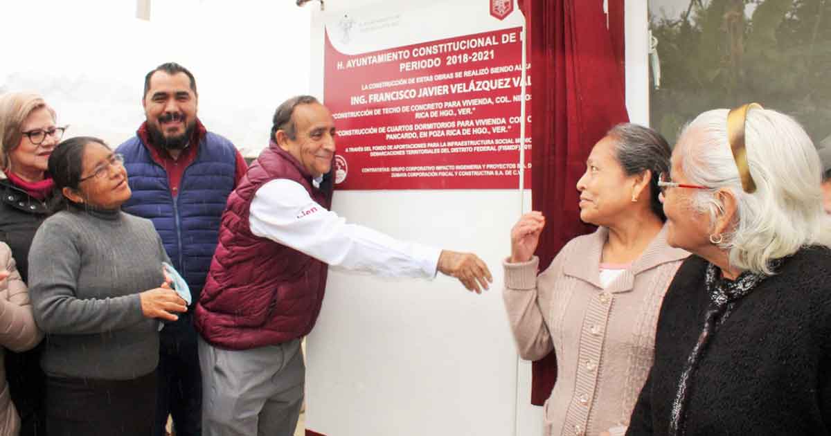 Entregan en Poza Rica obras por más de $ 5.1 millones de pesos