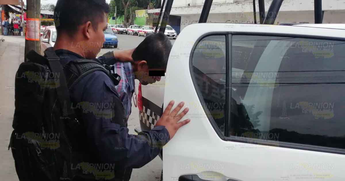 Con las manos en la masa, encuentran a presunto ladrón