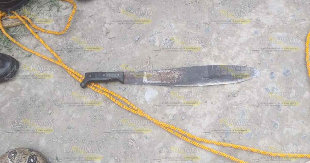 Campesino de Las Lomas, en Coyutla trato de machetear a sus vecinos