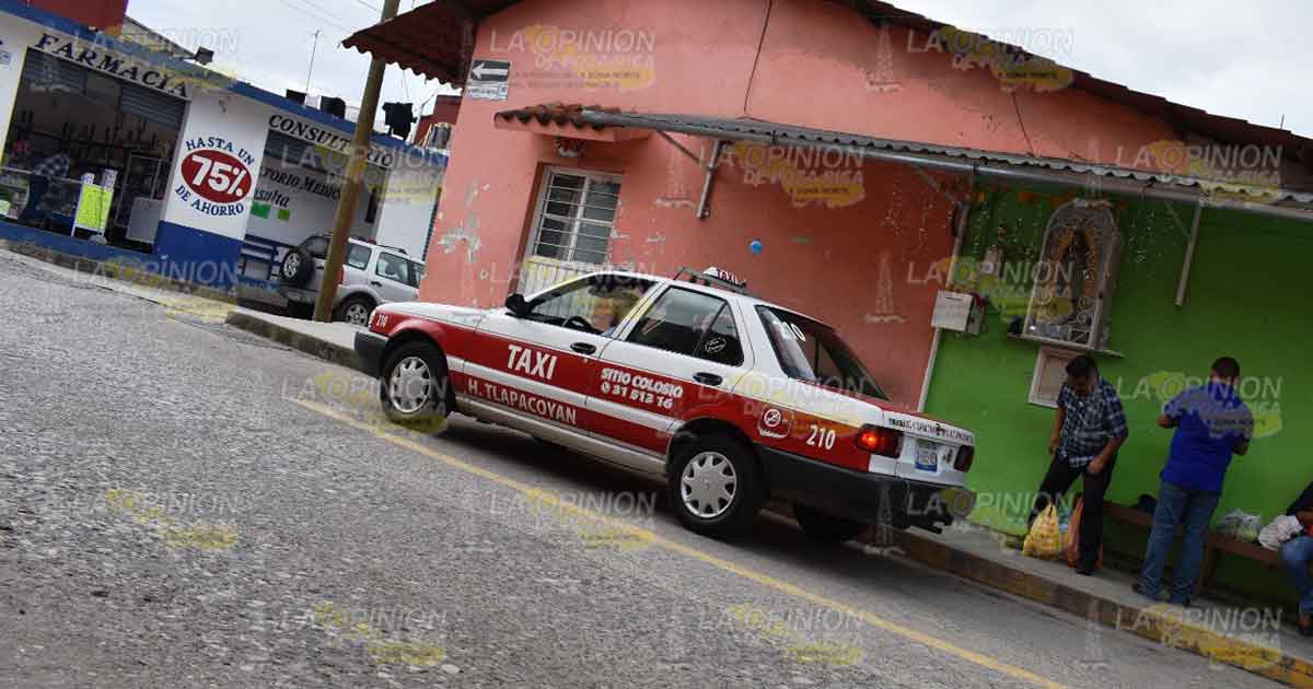 Privan de su libertad a joven taxista en Tlapacoyan