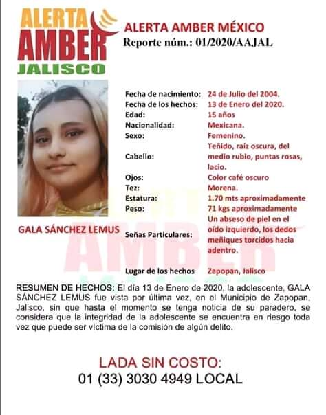 Localizan en Huejutla, menor desaparecida en Jalisco