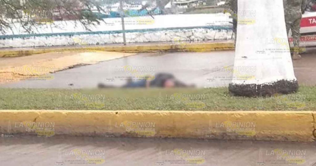 Derrapa y casi se mata