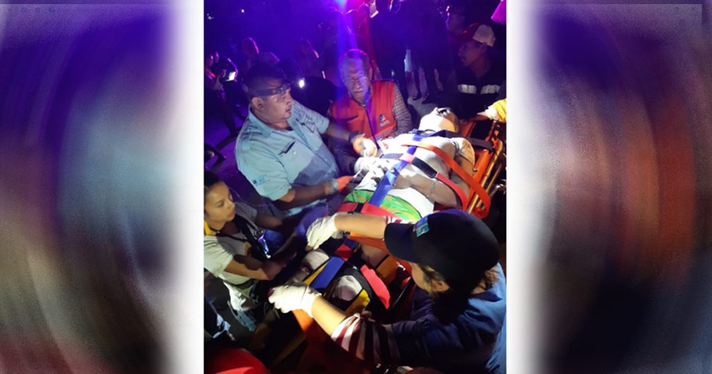 ¡Cruenta carambola; tres lesionados!