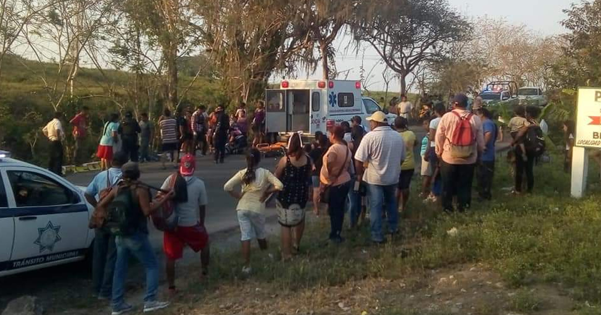Derrapan al perseguir a 2 supuestos ladrones