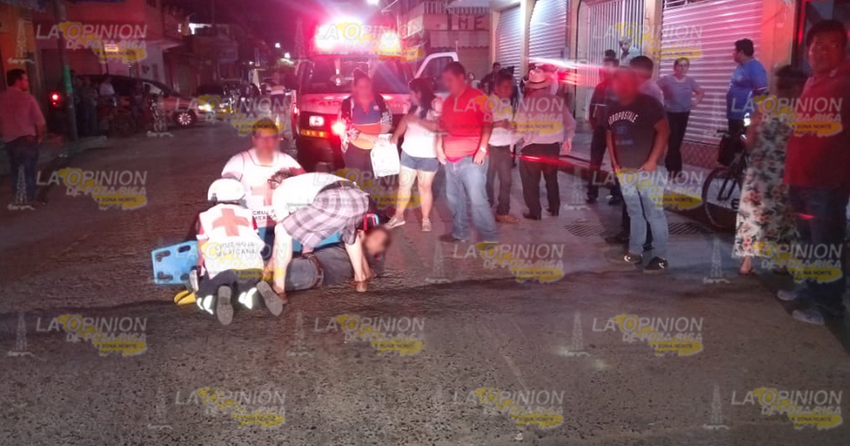 ¡Brutal atropellamiento; 2 lesionados!