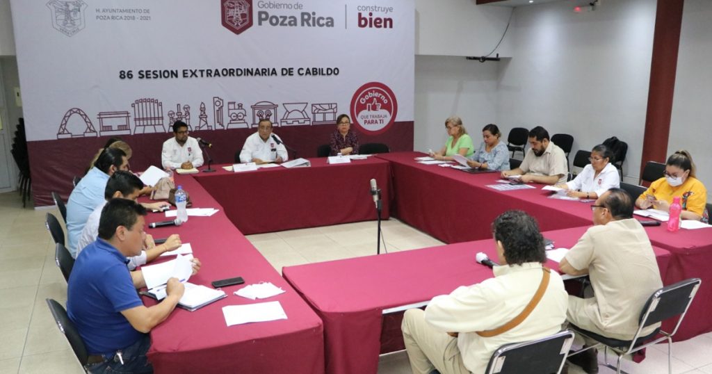 Aprueba cabildo de Poza Rica medidas adicionales contra el COVID-19