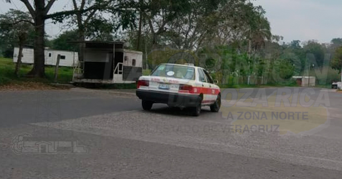 Medidas sanitarias para taxistas de Cazones por COVID-19