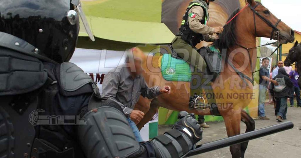 Sangrienta represión en el parque temático (Video)