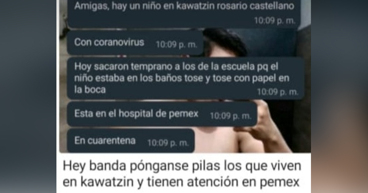 Llaman a la población a no caer en pánico