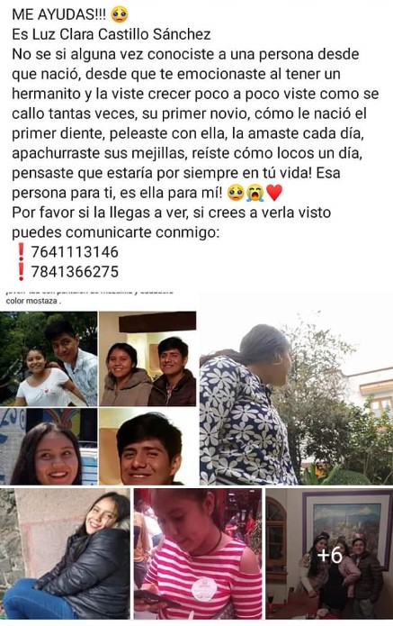 Adolescentes de Coyutla desaparecen en la CDMX