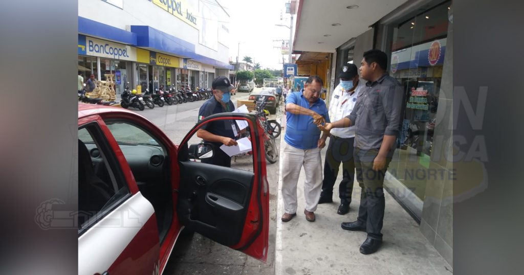 Aplican medidas preventivas en Transporte Público