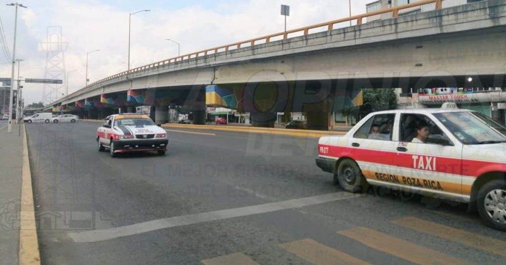 Calles libres de tráfico en Poza Rica por puente