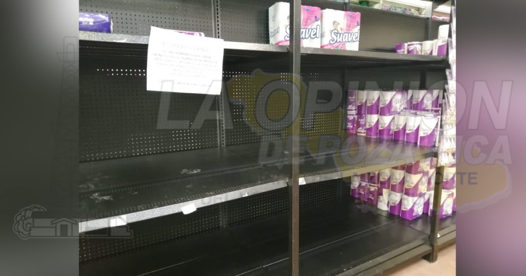 Empiezan a racionar: solo tres productos por persona