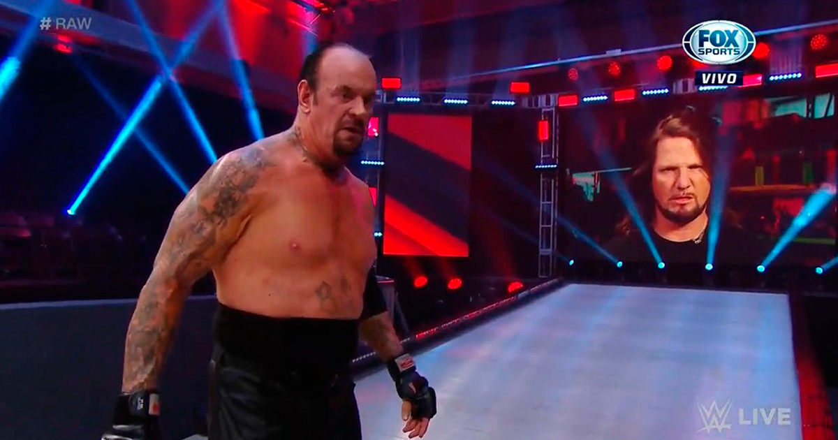 Undertaker firmó el contrato para enfrentar a AJ Styles en Wrestlemania 36