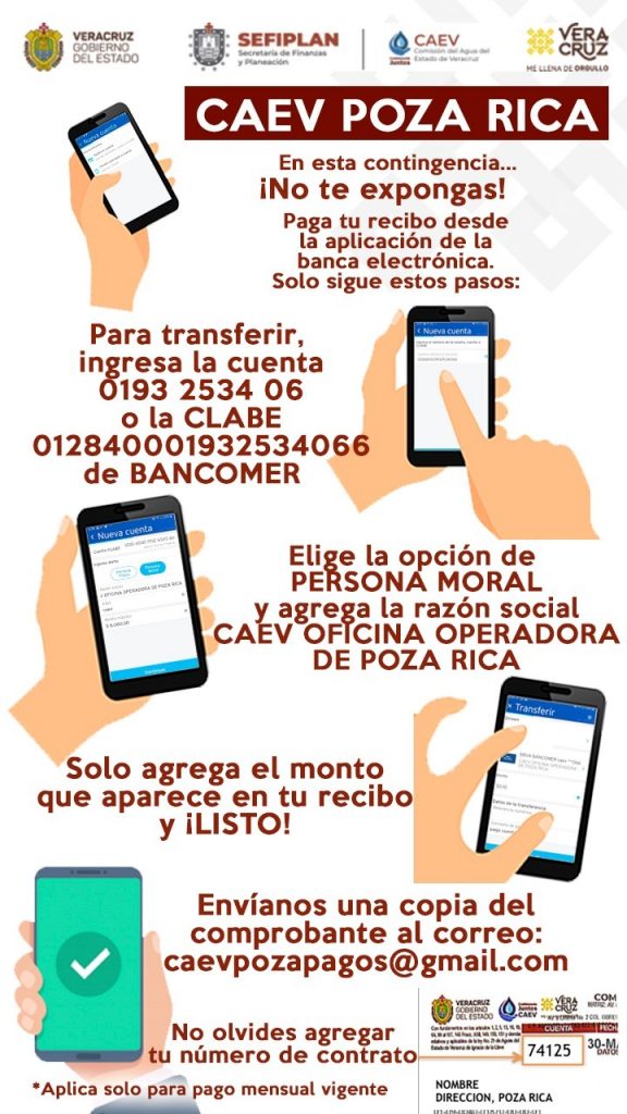 Ya puedes pagar el recibo de agua sin salir de casa