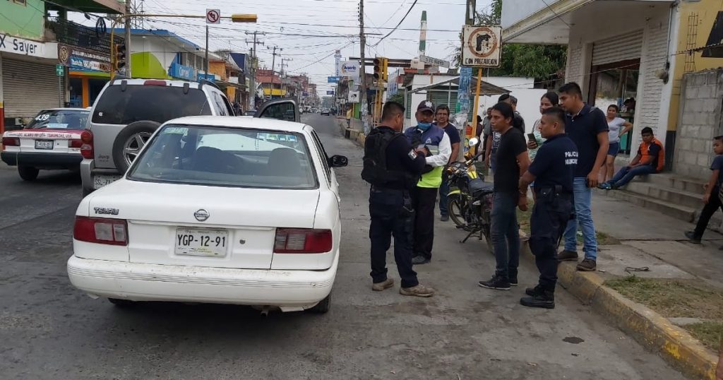 Carambolazo mañanero deja una mujer lesionada