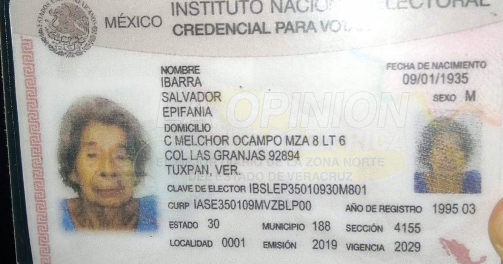 Se extravía persona de la tercera edad