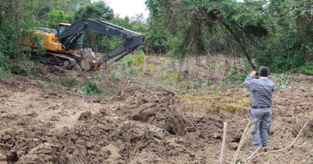 Destraban grave conflicto, ayuntamiento de Coatzintla evita daño ecológico