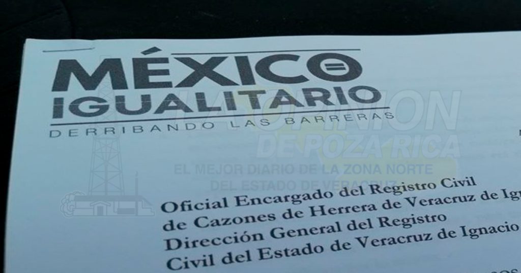 Mujer transgénero cazoneña, pide cambio de nombre