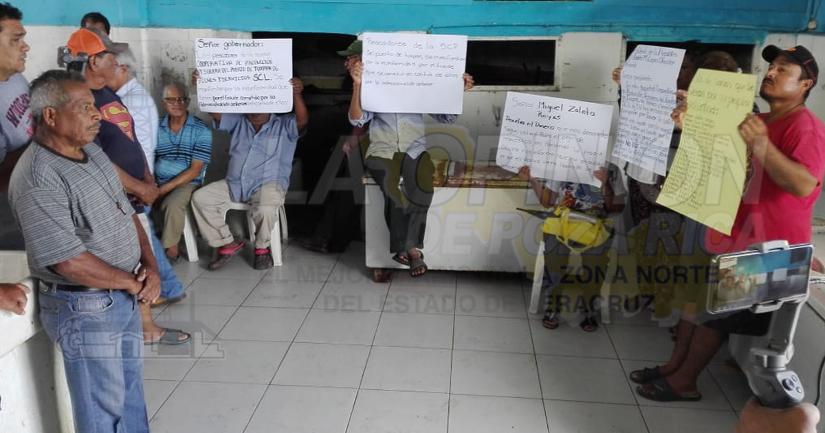 Pescadores de Tuxpan denuncian millonario fraude