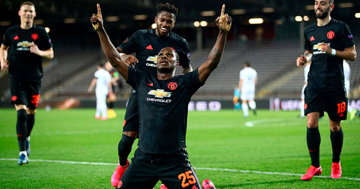 El Manchester United destroza al LASK a puerta cerrada y pone un pie en cuartos