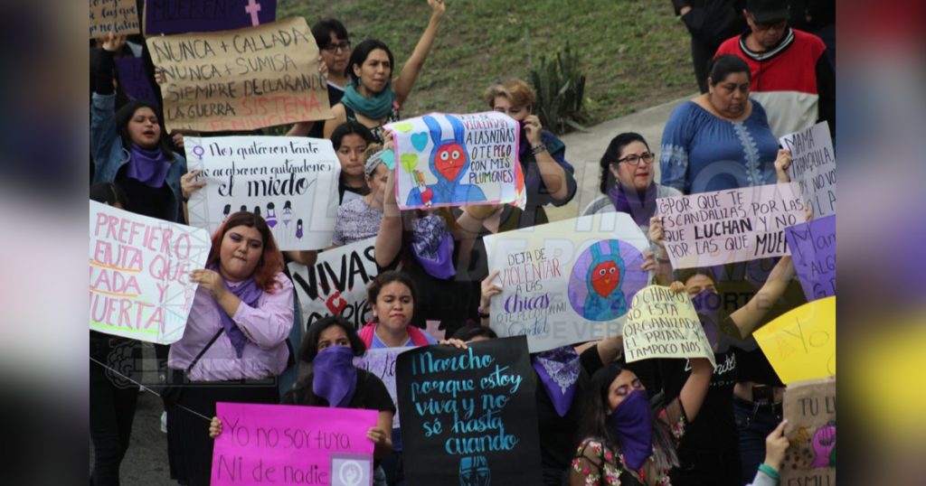 Mujeres marcharon por la vida y justicia