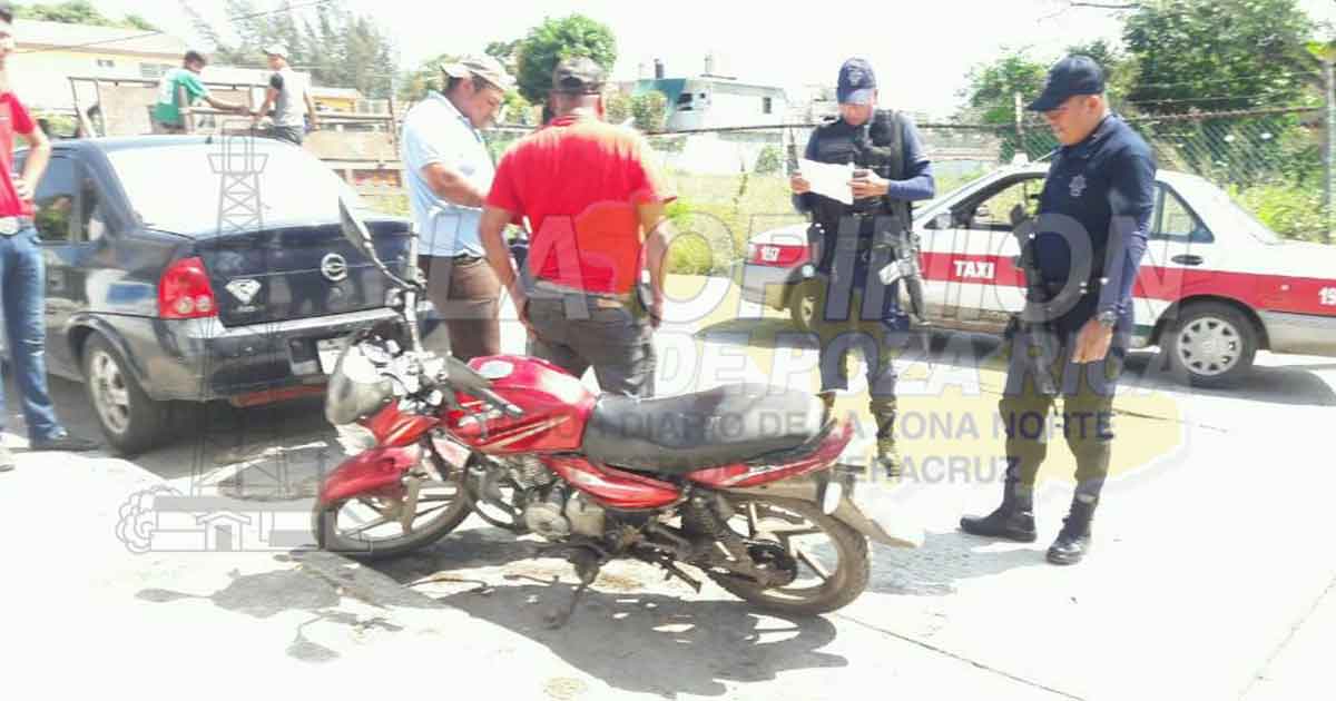 Menor lesionado en fuerte choque
